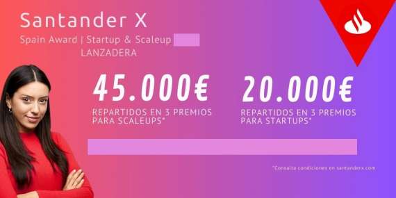 Publicada la convocatoria de los Santander X Spain Awards 2025 para startups y scaleups